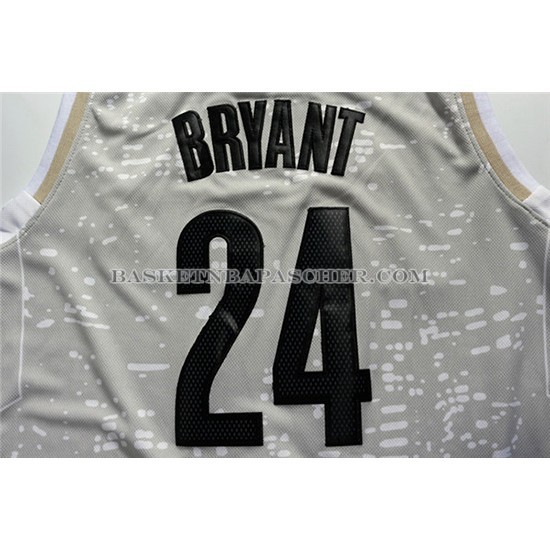 Maillot Lumieres de la ville Los Angeles Lakers Bryant Gris